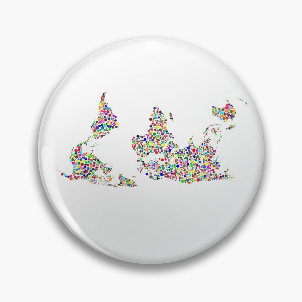 Item preview, upside down world map designed and sold by leonmarket.