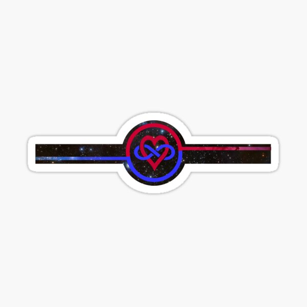 Poly In Space Sticker