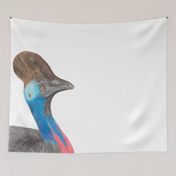 Item preview, Cassowary - Australian Bird - Pencil Drawing - Kathleen Stuart Art designed and sold by Art by Kathleen Stuart.