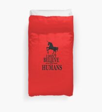 Funda nórdica I Don't Believe In Humans black