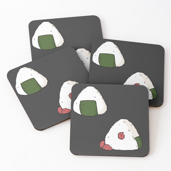 Item preview, Plain and Pickled Plum Onigiri designed and sold by julipjulip.