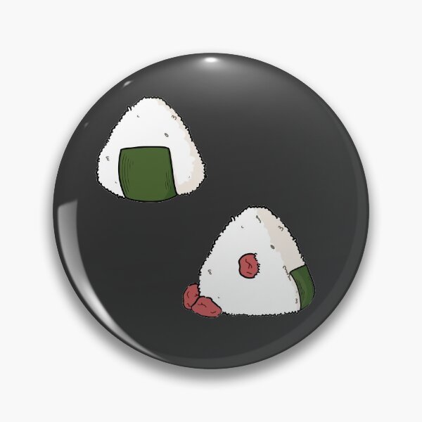 Item preview, Plain and Pickled Plum Onigiri designed and sold by julipjulip.