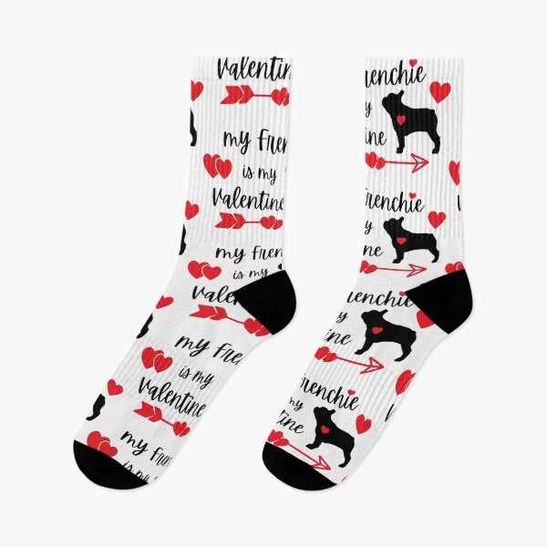 Item preview, My Frenchie is my Valentine, French Bulldog Valentine designed and sold by FunShirtDesigns.