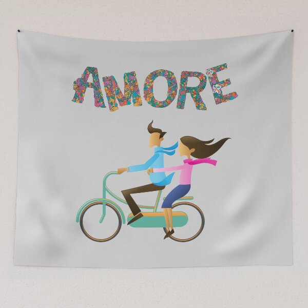 Item preview, Amore on a Bike designed and sold by Ksaavet.