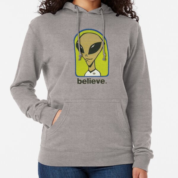 Alien workshop, retro skateboard t shirt design Lightweight Hoodie