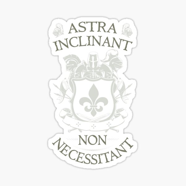 Item preview, Astra Inclinant Non Necessitant  designed and sold by MedievalWear.