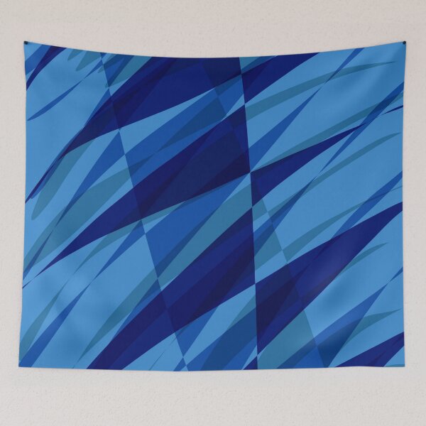 Item preview, blue abstract designed and sold by Julia  Kovtunyak.