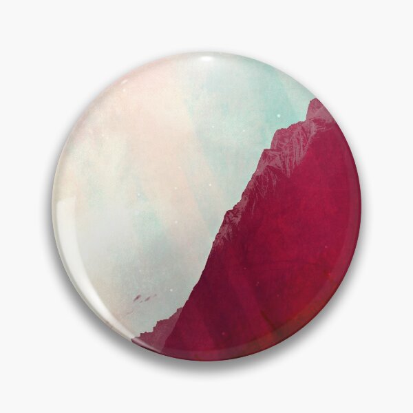 Item preview, Red and turquoise abstract landscape designed and sold by Spectokular.