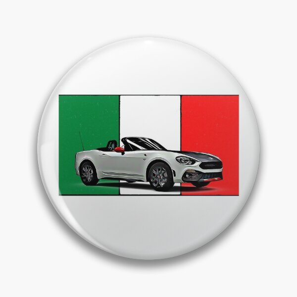 Item preview, Abarth 124 Italian Print designed and sold by Auto-Prints.