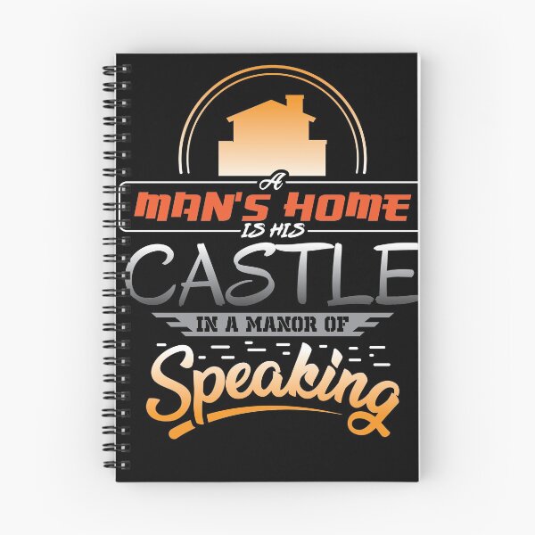 Item preview, A mans home is his castle in a manor of speaking designed and sold by Grinover.