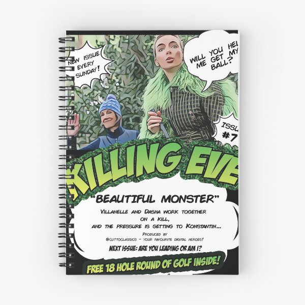 Item preview, killing eve beautiful monster comic cover designed and sold by leonifitzy.