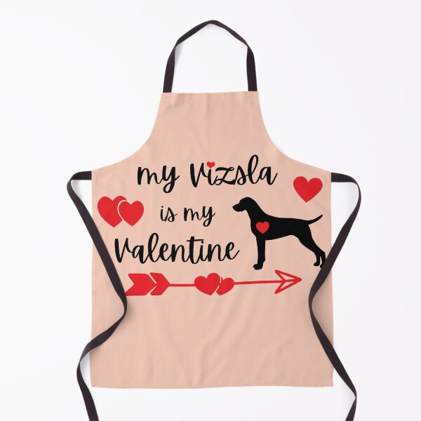 Item preview, My Vizsla is my Valentine, Hungarian Vizsla Valentine designed and sold by FunShirtDesigns.