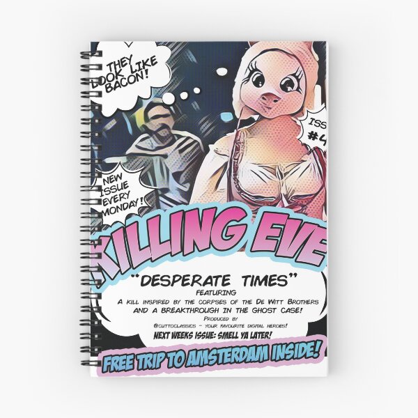 Item preview, killing eve desperate times comic cover designed and sold by leonifitzy.