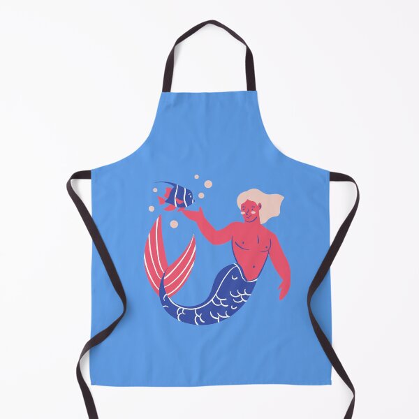 Item preview, Merman and fish designed and sold by Delicarte.