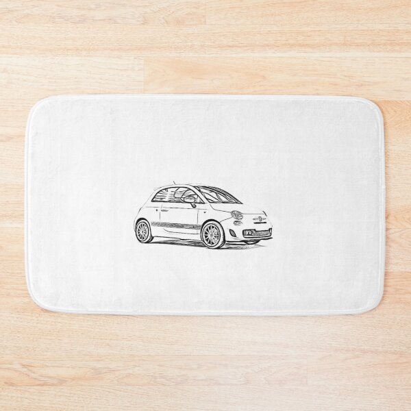 Item preview, Abarth 500 Wireframe designed and sold by Auto-Prints.