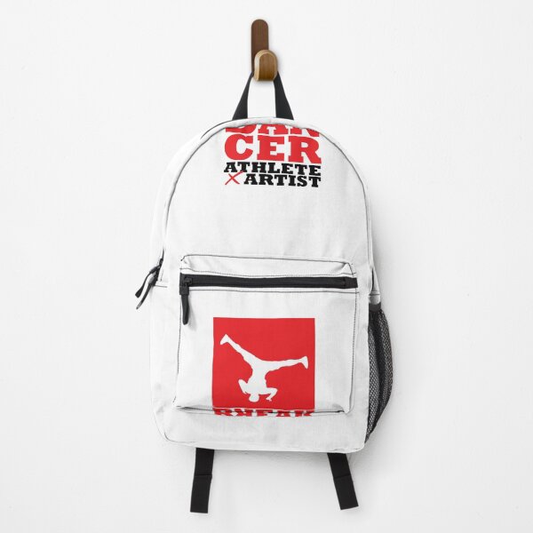 Item preview, BREAKDANCER Streetwear Silhouette Icon - Athlete Artist Dancer Red designed and sold by WULFLAND ARTS.