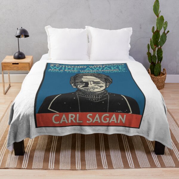 Artikelvorschau, Carl Sagan hellwach entworfen und verkauft von zwilks.