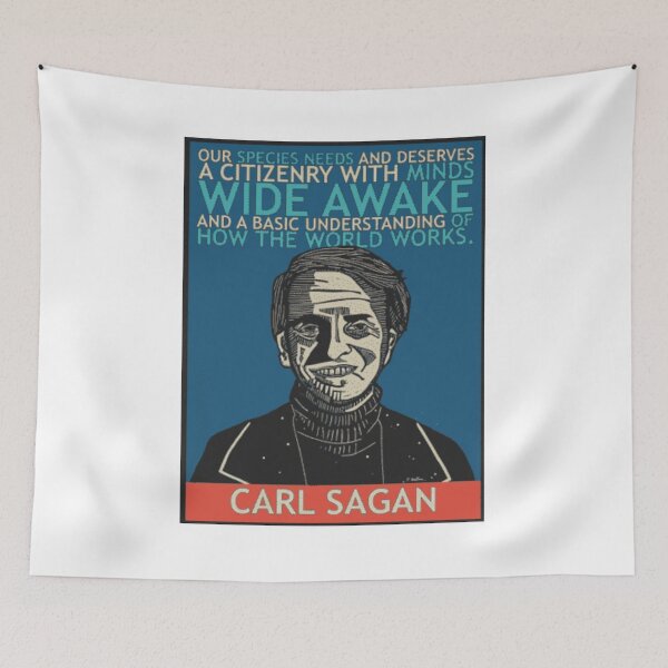 Item preview, Carl Sagan wide awake designed and sold by zwilks.