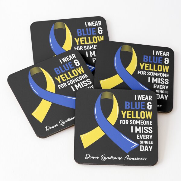 Item preview, Wear Blue Yellow For Down Syndrome Shirt Memorial Awareness T Shirt designed and sold by tuanitus.