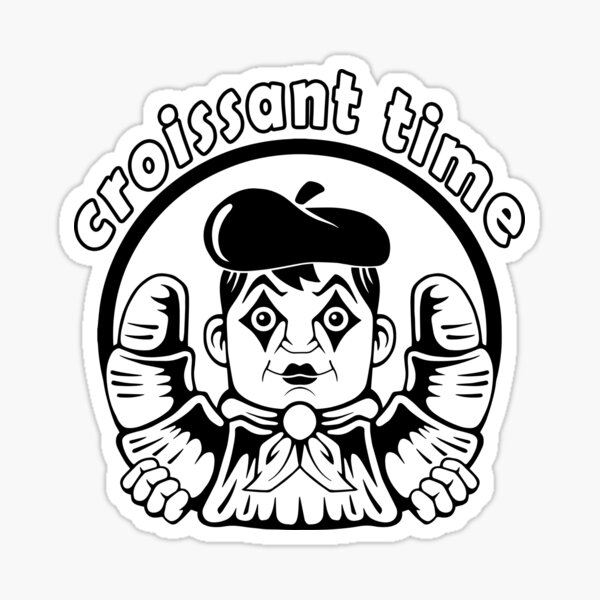 Item preview, mime with croissant designed and sold by YMFargon.