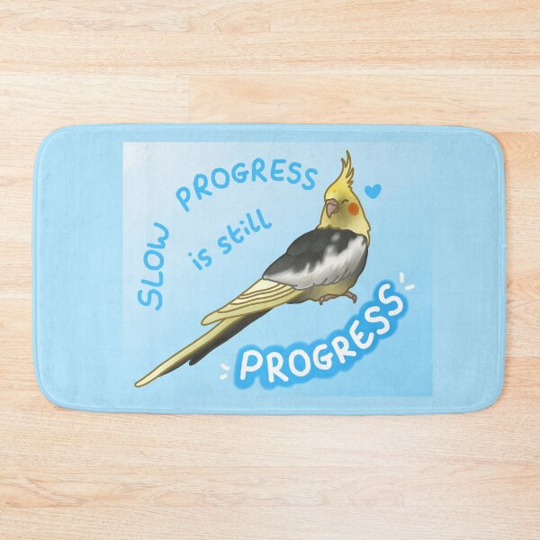 Item preview, Bird Positivity: Slow progress is still progress designed and sold by AdoraBirdArt.