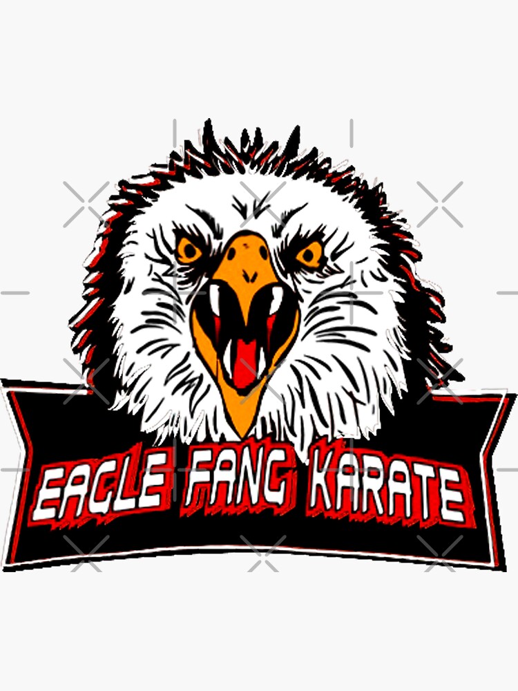 "Official Of EaGle Fang Karate" Sticker by annienguyen06 | Redbubble