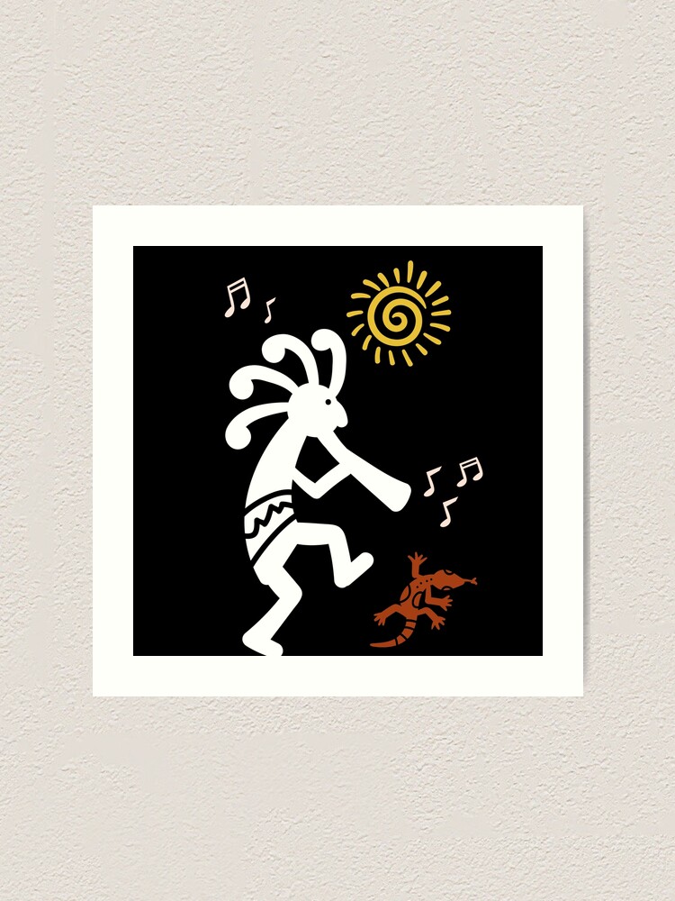 "Native Americans mythology Kokopelli Deity of Fertility Trumpet