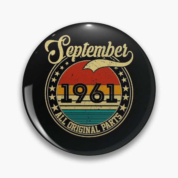 Item preview, Vintage September 1961 All Original Parts Born in September 1961 60th Birthday Gift 60 Years Old designed and sold by MN-Shop0123.