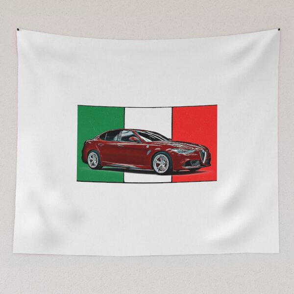 Item preview, Quadrifoglio Italian Print designed and sold by Auto-Prints.