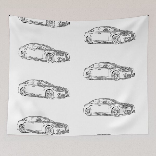 Item preview, Quadrifoglio Wireframe designed and sold by Auto-Prints.