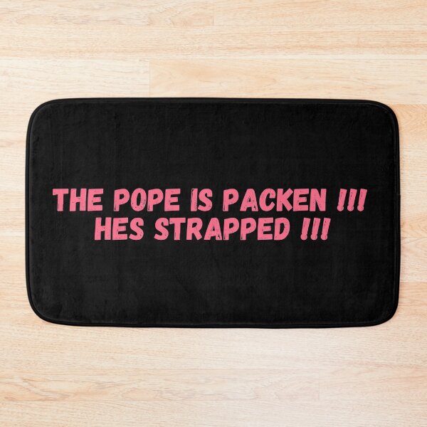 Item preview, The pope is packen hes strapped, technoblade quote designed and sold by ds-4.