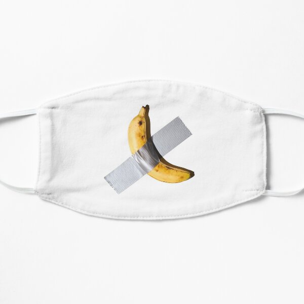 Banane abgeklebt Flache Maske