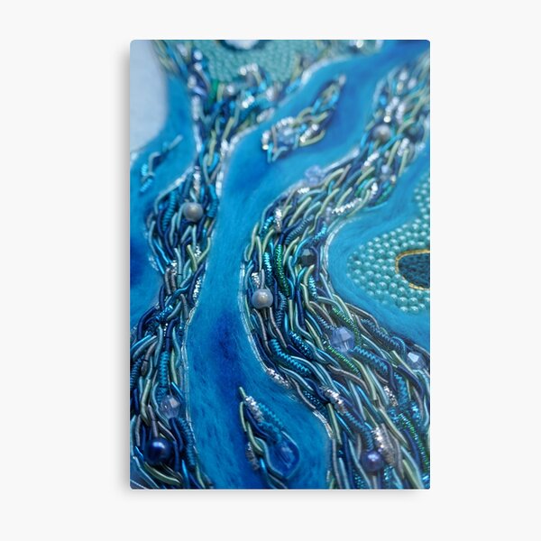 Ocean Flow Metal Print