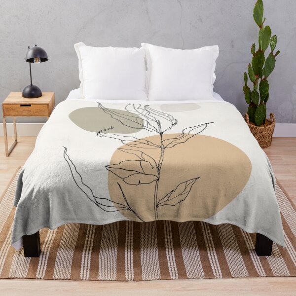 Item preview, One Line Drawing Botanical Print designed and sold by LoredanaOleinic.