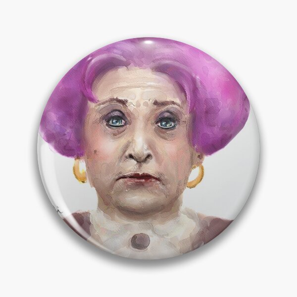 Item preview, Funny Looking Old Lady with Crazy Pink Wig  designed and sold by ibadishi.