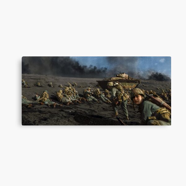 Item preview, 2nd Battalion, 27th Marines landing on Iwo Jima, World War II. designed and sold by Marina Amaral.