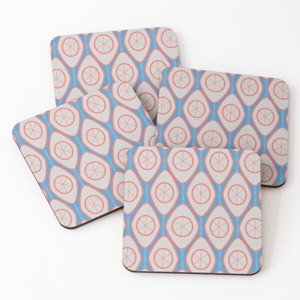 Item preview, Indus Pattern coral and teal designed and sold by GaHummingbird.