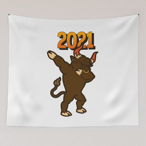Item preview, Year Of The Ox 2021 Dabbing Ox designed and sold by joabaj.