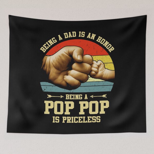 Item preview, Vintage Dad Pop Pop Shirt Kid Papa Grandpa Fathers Day T Shirt designed and sold by tuanitus.