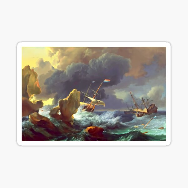The Sea Takes Back Sticker