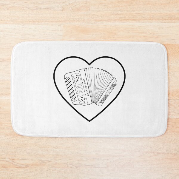 Item preview, Accordion Valentine - Chromatic Button Accordion in a Heart designed and sold by SavageMyrtle.