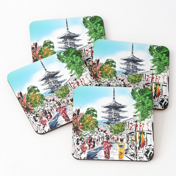 Item preview, Kyoto Hōkan-ji Yasaka-no-Tou Temple, Higashiyama Ward, Urban Sketches Japan designed and sold by cachaldora.