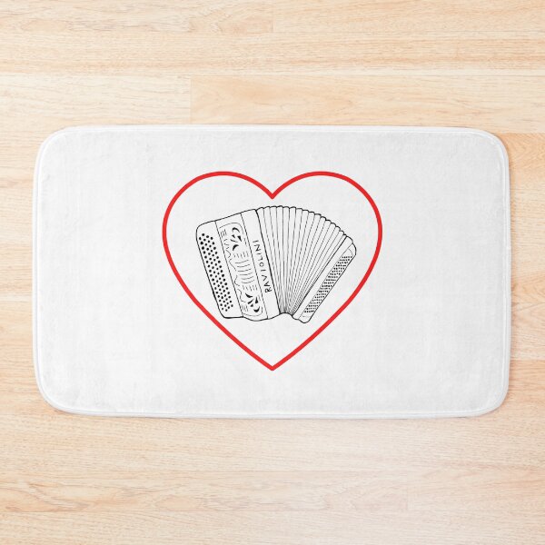 Item preview, Accordion Valentine - Chromatic Button Accordion in a Heart designed and sold by SavageMyrtle.