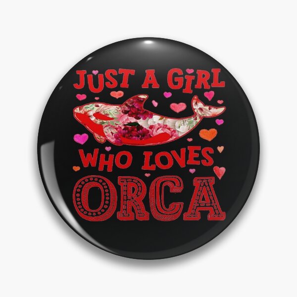 Item preview, Just A Girl Who Loves Orcas designed and sold by HINDAM4U.