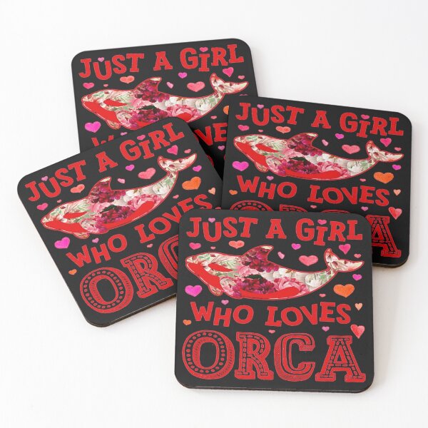 Item preview, Just A Girl Who Loves Orcas designed and sold by HINDAM4U.