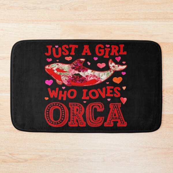 Item preview, Just A Girl Who Loves Orcas designed and sold by HINDAM4U.