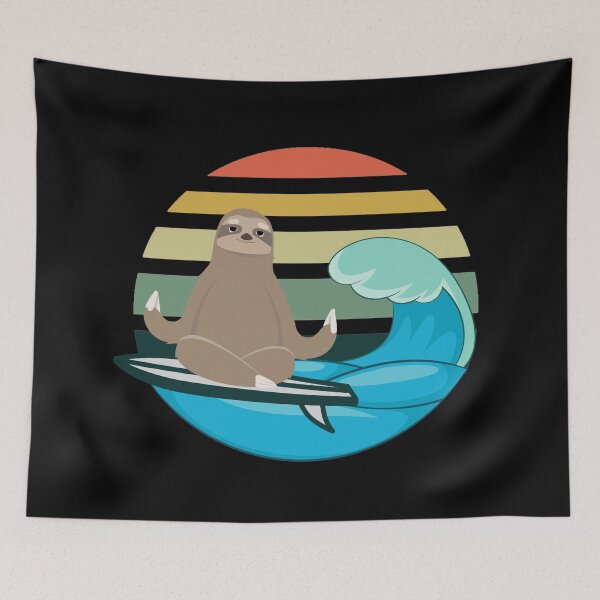 Item preview, Surfer Sloth designed and sold by Rainces.