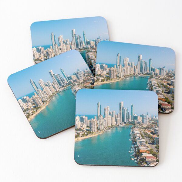 Item preview, Aerial of Gold Coast, Australia designed and sold by ajaegermeister.