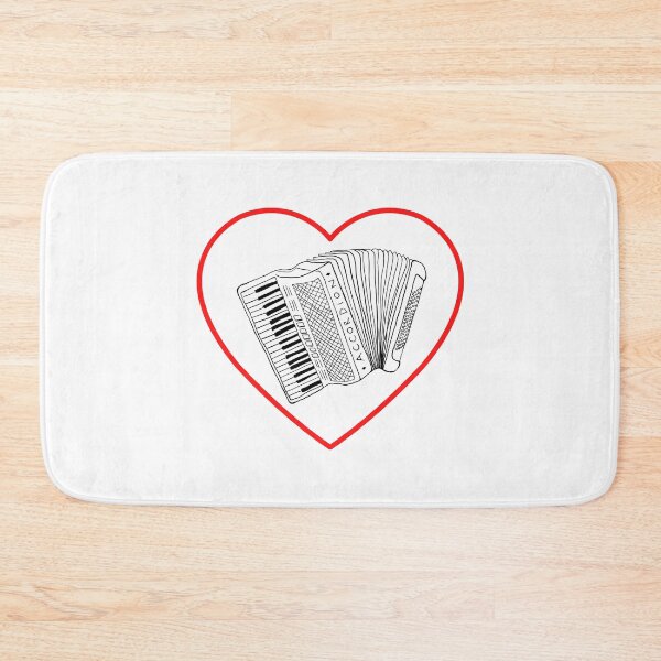 Item preview, Accordion Valentine - Piano Accordion in a Heart designed and sold by SavageMyrtle.