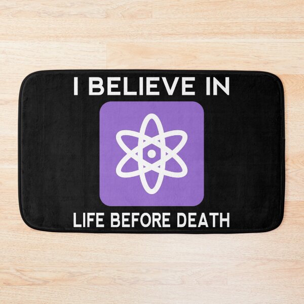 Item preview, I Believe In Life Before Death Atheist Gift Husband Wife designed and sold by cattiktoks1718.